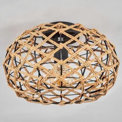 Plafonnier Mulstrand Ecru, Noir, 1 Lumiere