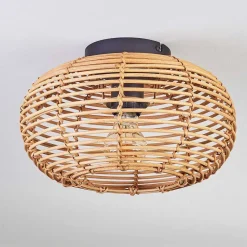 Plafonnier Mulstrand Ecru, Noir, 1 Lumiere