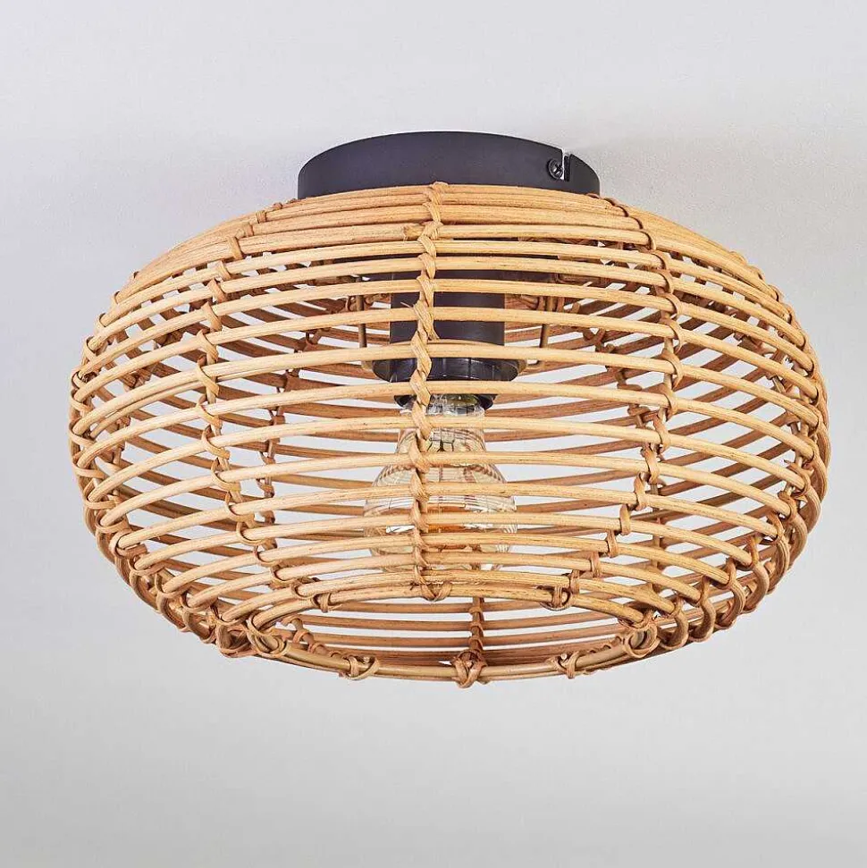 Plafonnier Mulstrand Ecru, Noir, 1 Lumiere