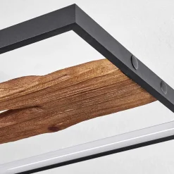 Plafonnier Nevogilde Led Ecru, Noir, 1 Lumiere