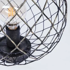 Plafonnier Nordslesvig Or, Noir, 1 Lumiere