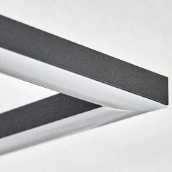 Plafonnier Obo Led Noir, 1 Lumiere