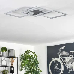 Plafonnier Obo Led Titane, 1 Lumiere