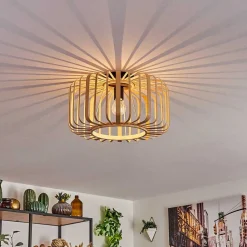 Plafonnier Oravi Bois Clair, 1 Lumiere