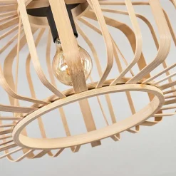 Plafonnier Oravi Bois Clair, 1 Lumiere