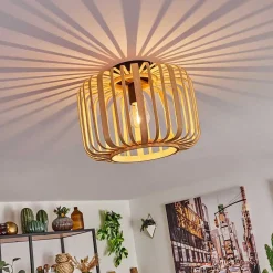 Plafonnier Oravi Bois Clair, 1 Lumiere