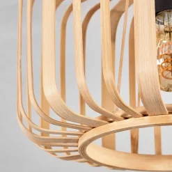 Plafonnier Oravi Bois Clair, 1 Lumiere