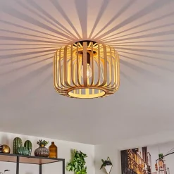 Plafonnier Oravi Bois Clair, 1 Lumiere