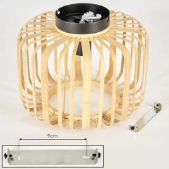 Plafonnier Oravi Bois Clair, 1 Lumiere