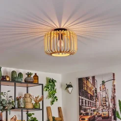 Plafonnier Oravi Bois Clair, 1 Lumiere