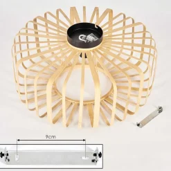 Plafonnier Oravi Bois Clair, 1 Lumiere