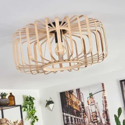 Plafonnier Oravi Bois Clair, 1 Lumiere