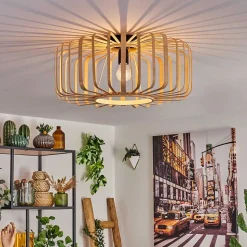 Plafonnier Oravi Bois Clair, 1 Lumiere