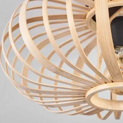 Plafonnier Oravi Bois Clair, 1 Lumiere