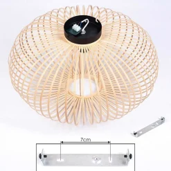 Plafonnier Oravi Bois Clair, 1 Lumiere