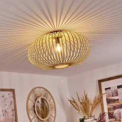 Plafonnier Oravi Bois Clair, 1 Lumiere