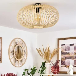 Plafonnier Oravi Bois Clair, 1 Lumiere