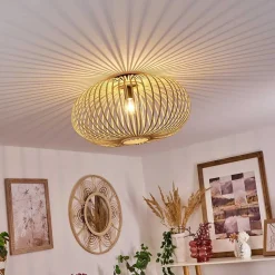 Plafonnier Oravi Bois Clair, 1 Lumiere