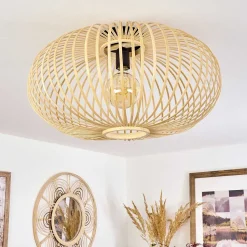 Plafonnier Oravi Bois Clair, 1 Lumiere