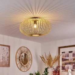 Plafonnier Oravi Bois Clair, 1 Lumiere