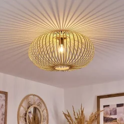 Plafonnier Oravi Bois Clair, 1 Lumiere