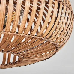 Plafonnier Oravi Brun Fonce, Ecru, Noir, 3 Lumieres