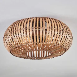 Plafonnier Oravi Brun Fonce, Ecru, Noir, 3 Lumieres