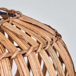 Plafonnier Oravi Brun Fonce, Ecru, Noir, 1 Lumiere