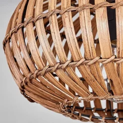 Plafonnier Oravi Brun Fonce, Ecru, Noir, 1 Lumiere