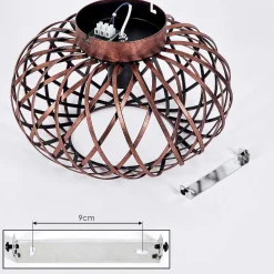 Plafonnier Oravi Cuivre, 1 Lumiere