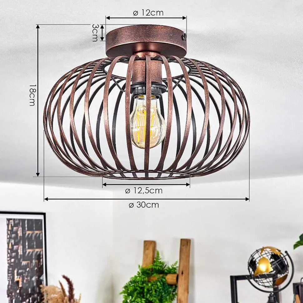 Plafonnier Oravi Cuivre, 1 Lumiere