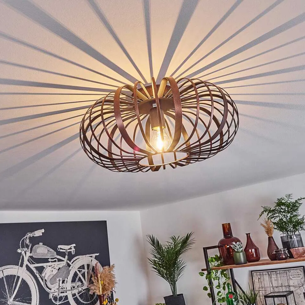 Plafonnier Oravi Cuivre, Noir, 1 Lumiere