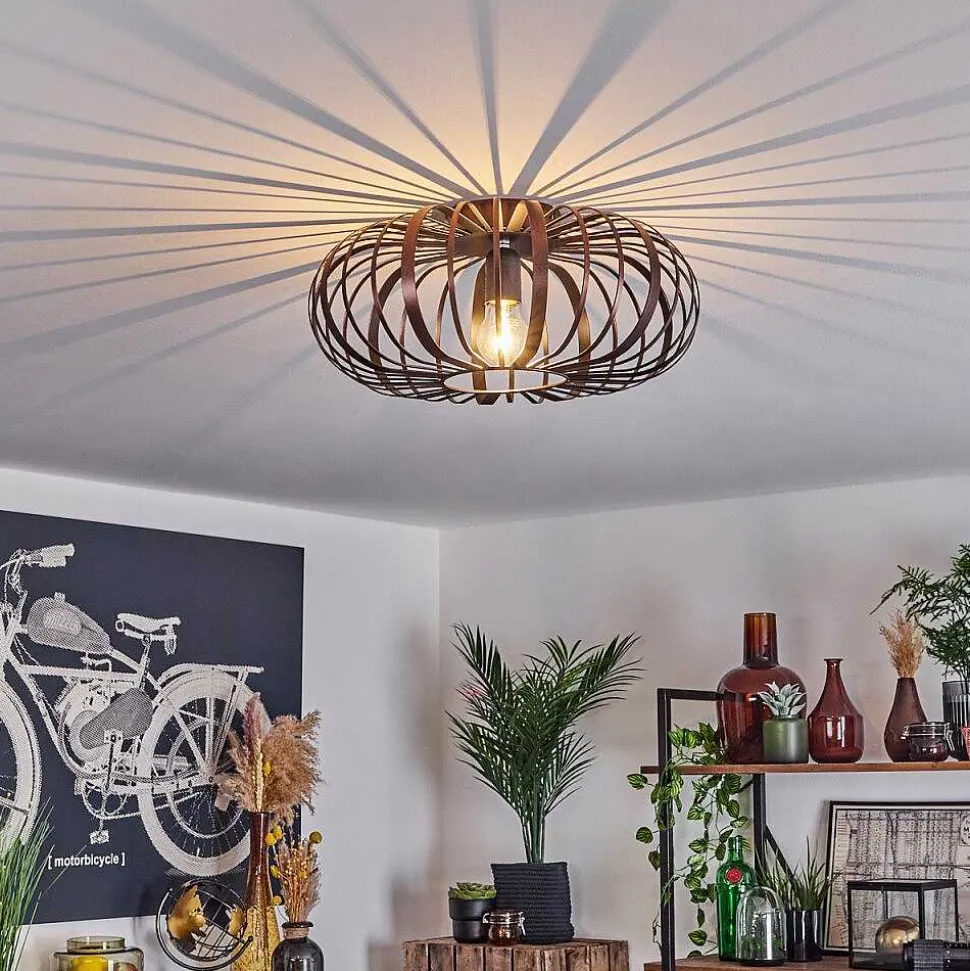 Plafonnier Oravi Cuivre, Noir, 1 Lumiere