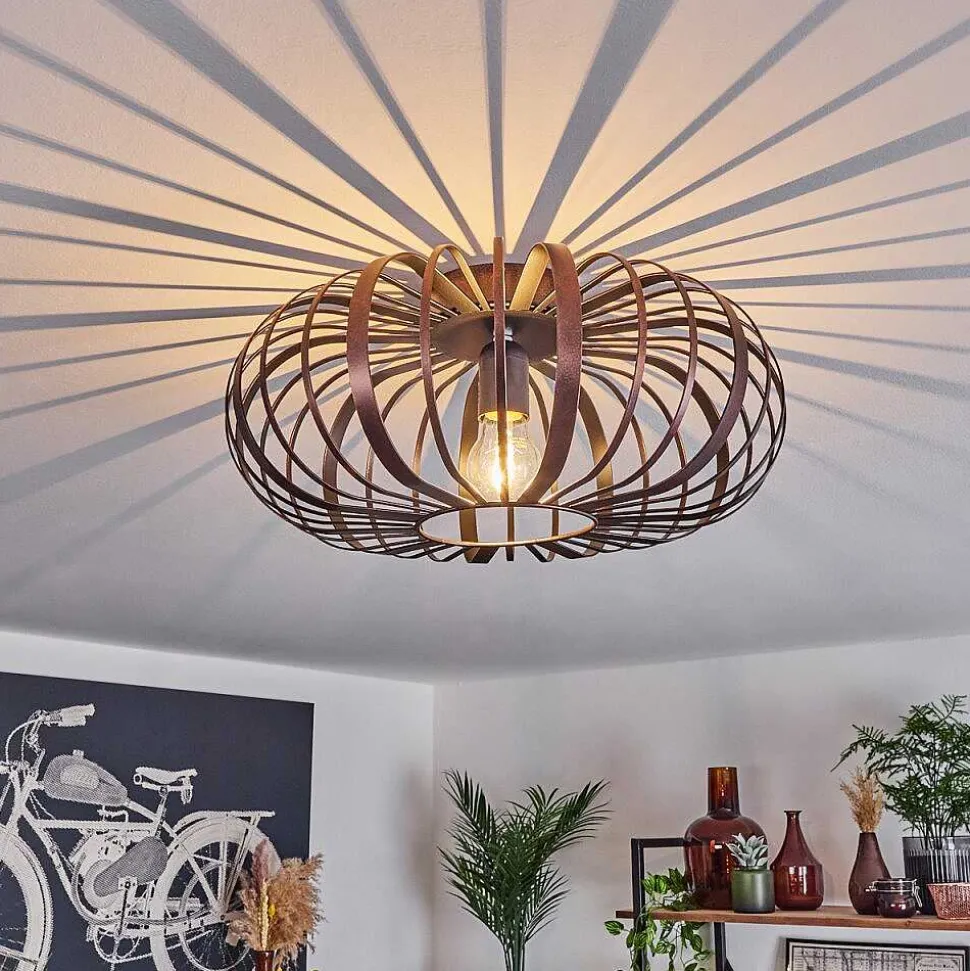 Plafonnier Oravi Cuivre, Noir, 1 Lumiere