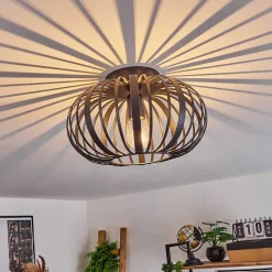 Plafonnier Oravi Noir, 1 Lumiere