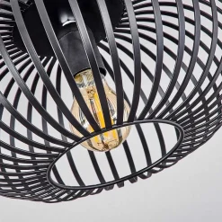 Plafonnier Oravi Noir, 1 Lumiere