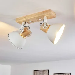 Plafonnier Orny Blanc, 2 Lumieres