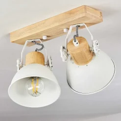 Plafonnier Orny Blanc, 2 Lumieres