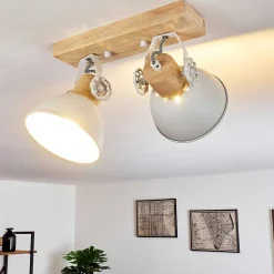 Plafonnier Orny Blanc, 2 Lumieres