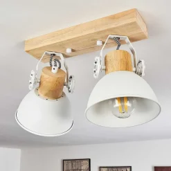 Plafonnier Orny Blanc, 2 Lumieres