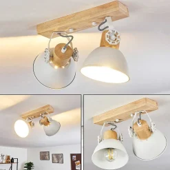 Plafonnier Orny Blanc, 2 Lumieres