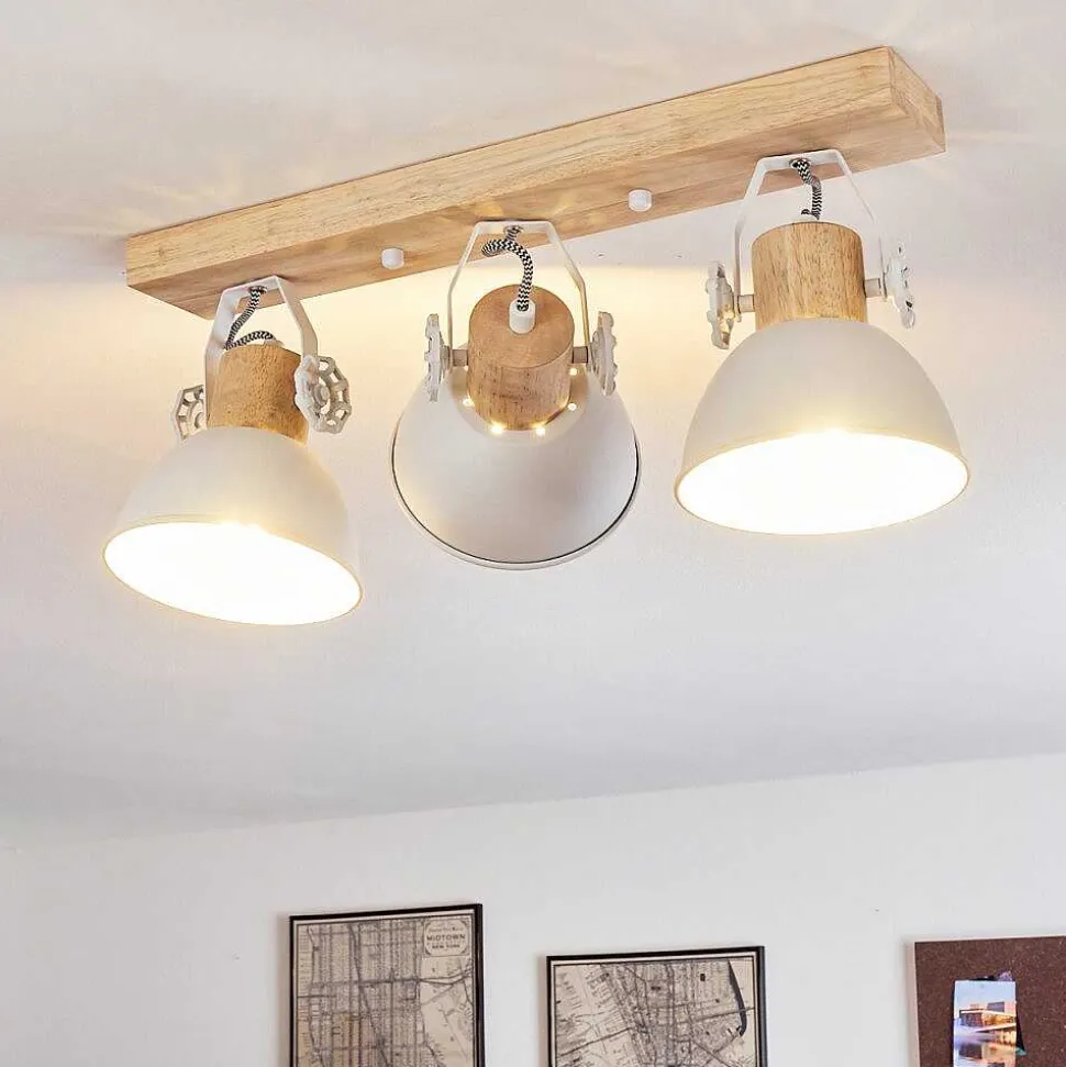 Plafonnier Orny Blanc, 3 Lumieres