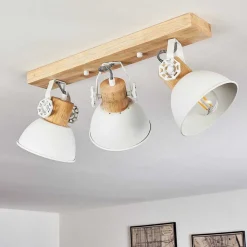 Plafonnier Orny Blanc, 3 Lumieres