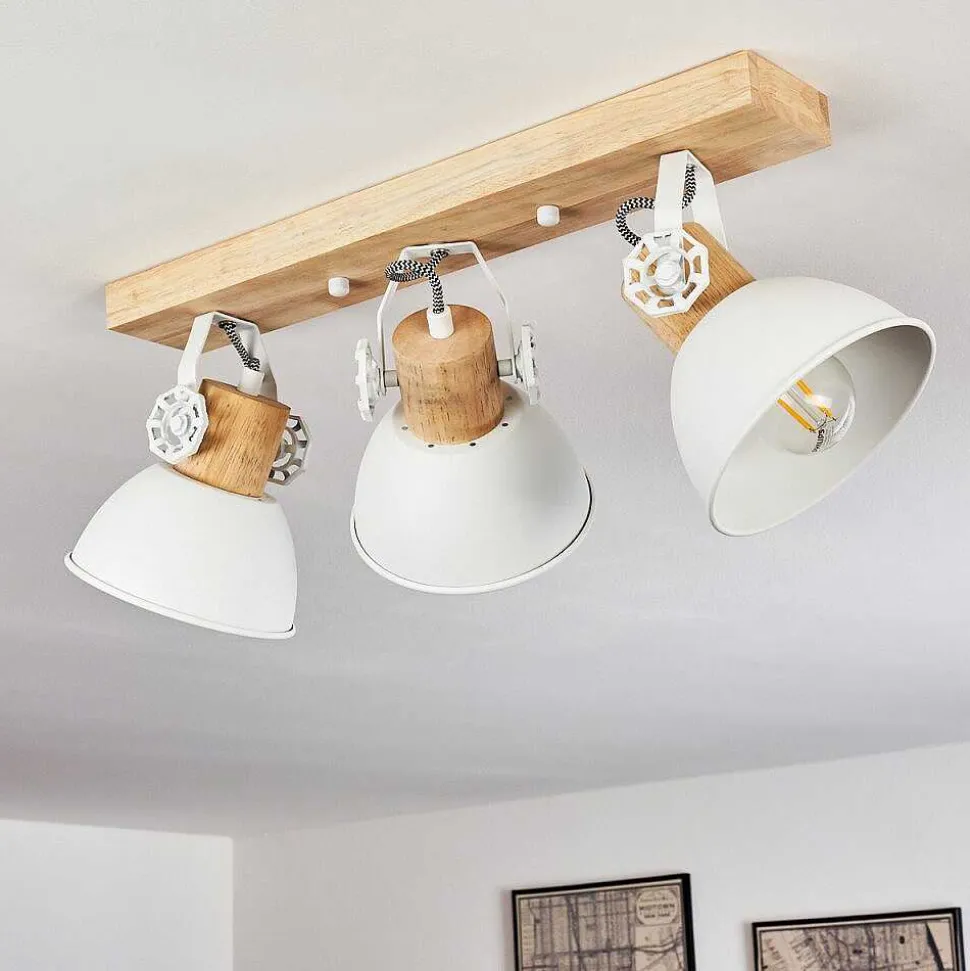 Plafonnier Orny Blanc, 3 Lumieres