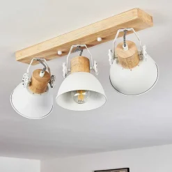 Plafonnier Orny Blanc, 3 Lumieres