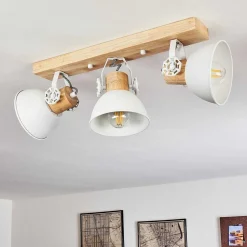 Plafonnier Orny Blanc, 3 Lumieres