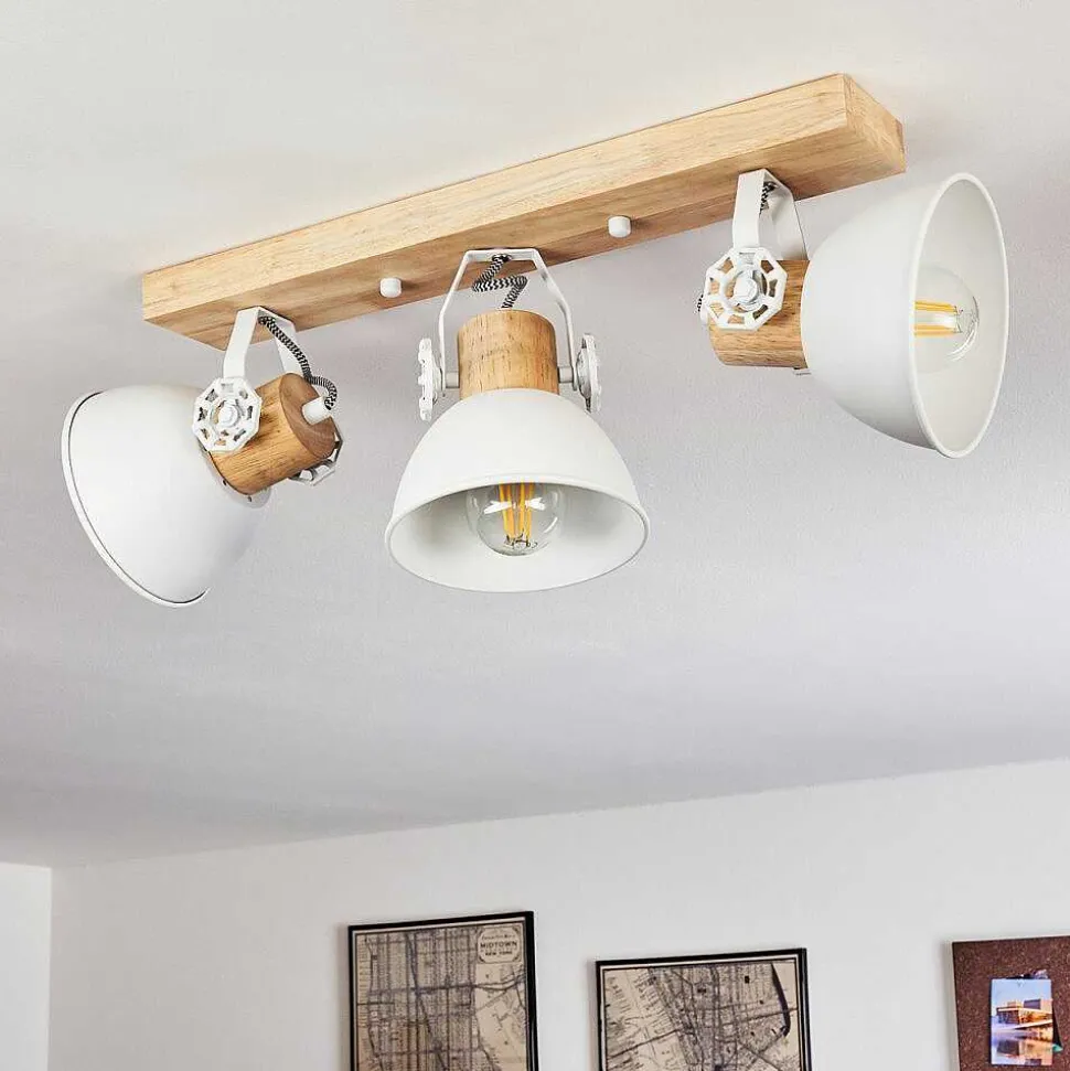 Plafonnier Orny Blanc, 3 Lumieres