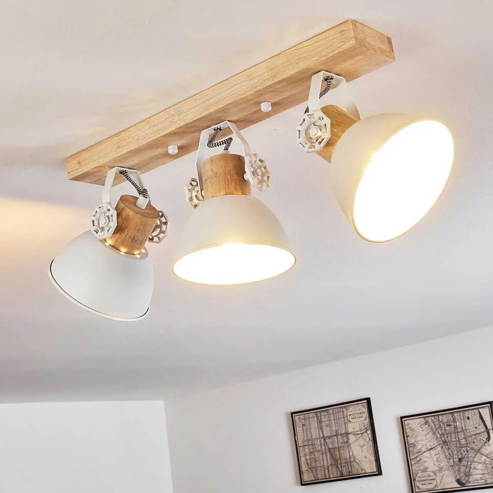 Plafonnier Orny Blanc, 3 Lumieres