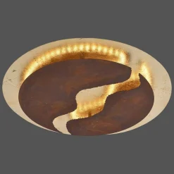 Plafonnier Paul Neuhaus Nevis Led Rouille, 1 Lumiere