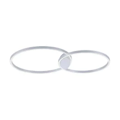 Plafonnier Paul Neuhaus Q-Kate Led Aluminium, 1 Lumiere, Telecommandes